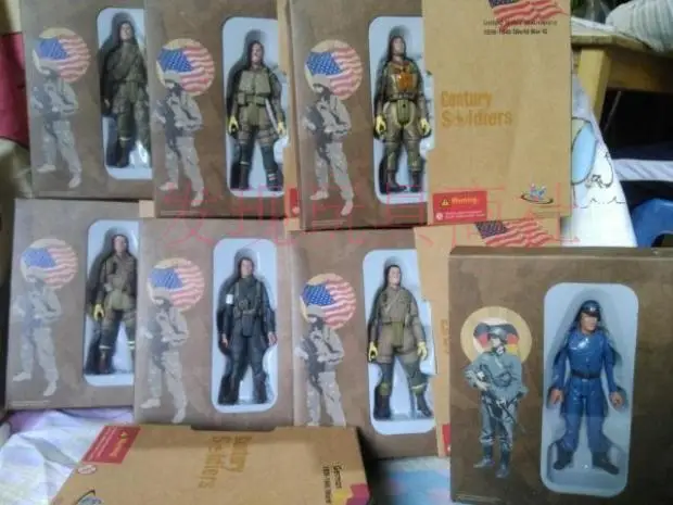 1:18 US Soldier of World War II Allied German 101st Infantry Division Series 7pcs/Set