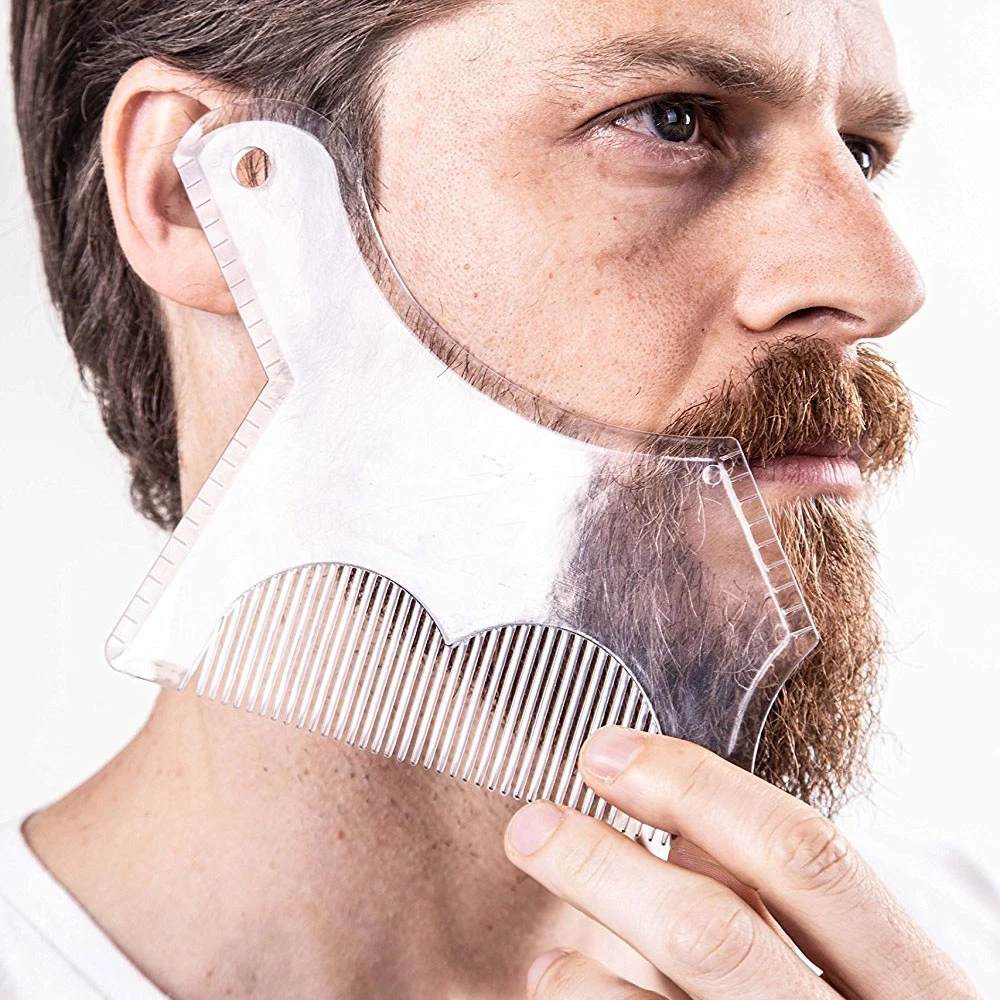 1Pc Beard Shaping Trimming Shaper Template Guide for Shaving Stencil With Full-Size Comb Line Up Innovative Design Styling Tool
1Pc Beard Shaping Trimming Shaper Template Guide for Shaving Stencil With Full-Size Comb Line Up Innovative Design Styling Tool