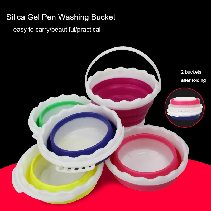5 Colors Multi-function Folding Pen Washing Bucket DIY Painting By Numbers Tools Oil Painting Accessories Pen Wash Container
5 Colors Multi-function Folding Pen Washing Bucket DIY Painting By Numbers Tools Oil Painting Accessories Pen Wash Container