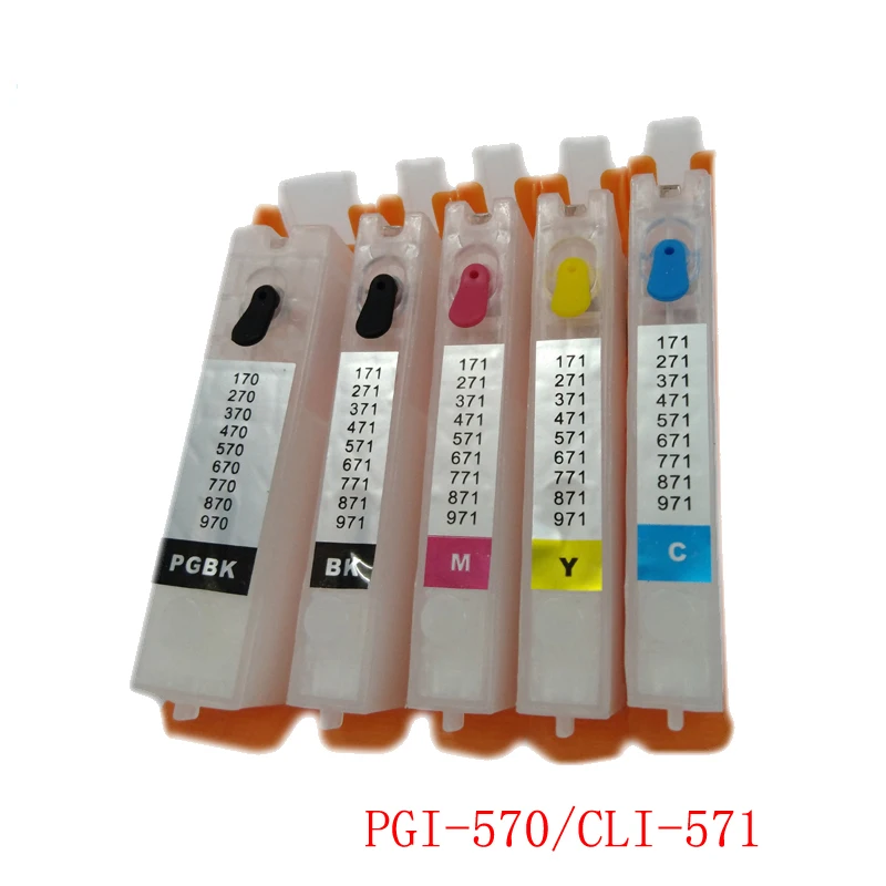 

Vilaxh Refillable ink cartridge PGI-570 CLI-571 for Canon PIXMA MG5750 MG5751 MG5752 MG5753 MG6850 MG6851 MG6852 MG6853 Printer