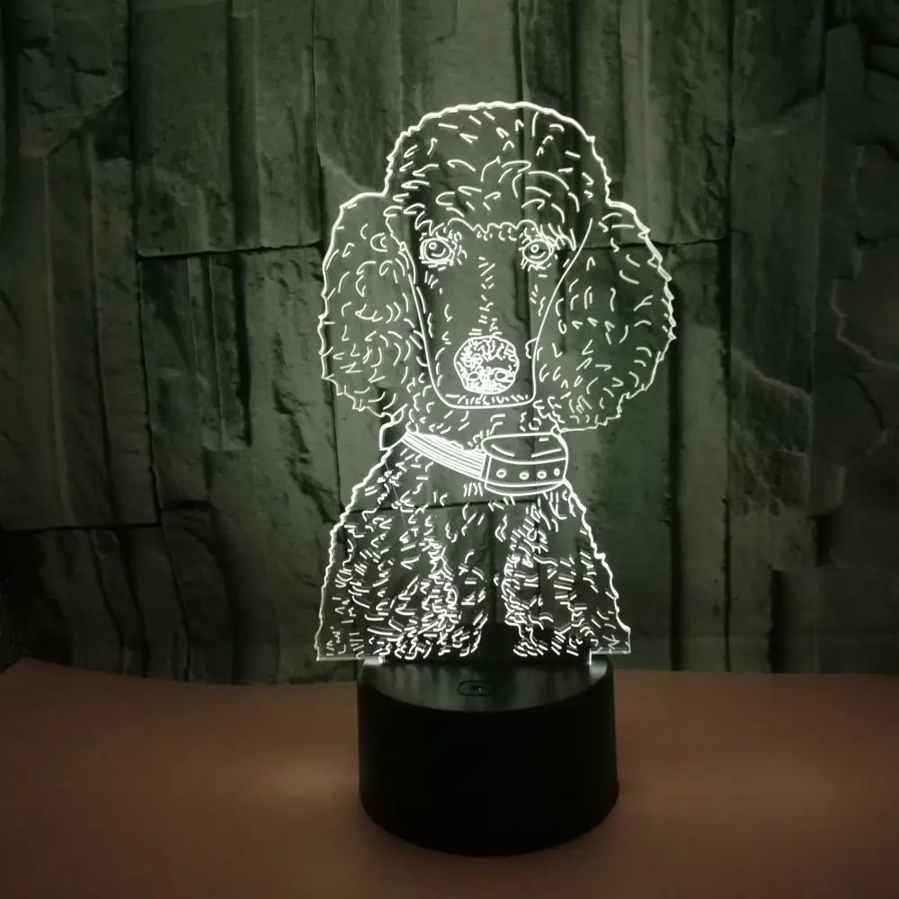 Dog 7 Color 3d Visual Lamp Creative Usb Desk Lamp Tabletop Led Nightlight Lovely cartoon children's toys Table Lamp For Bedroom
Dog 7 Color 3d Visual Lamp Creative Usb Desk Lamp Tabletop Led Nightlight Lovely cartoon children's toys Table Lamp For Bedroom