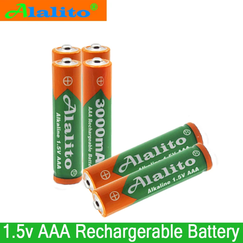 4-20pcs/lot AAA Battery 3000mah 1.5V Alkaline AAA rechargeable battery for Remote Control Toy lightHigh capacity Batery
4-20pcs/lot AAA Battery 3000mah 1.5V Alkaline AAA rechargeable battery for Remote Control Toy lightHigh capacity Batery