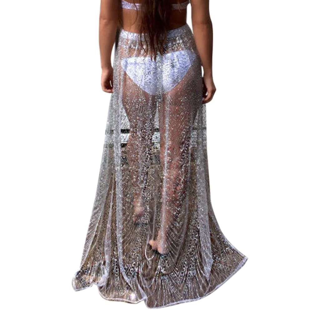 Womens Long tulle Skirts Beach Cover Up Bikini Sequins Coverup Sarong Wrap Pareo Evening Party Skirt Women Clothes
Womens Long tulle Skirts Beach Cover Up Bikini Sequins Coverup Sarong Wrap Pareo Evening Party Skirt Women Clothes