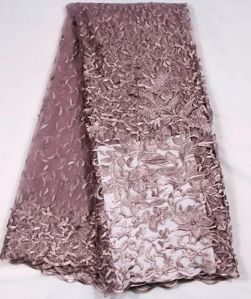 New African French web lace fabric with exquisite high quality embroidery and beads for party parties
New African French web lace fabric with exquisite high quality embroidery and beads for party parties