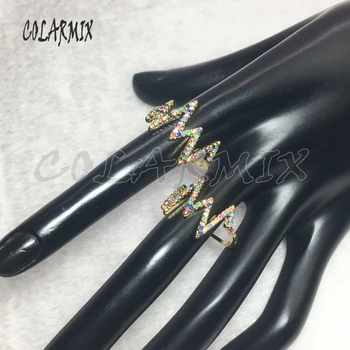 6 Pcs Mix color Rainbow zircon Crystal rings jewelry gift for lady zircon rings jewelry rings Wholesale jewelry rings 5598
6 Pcs Mix color Rainbow zircon Crystal rings jewelry gift for lady zircon rings jewelry rings Wholesale jewelry rings 5598