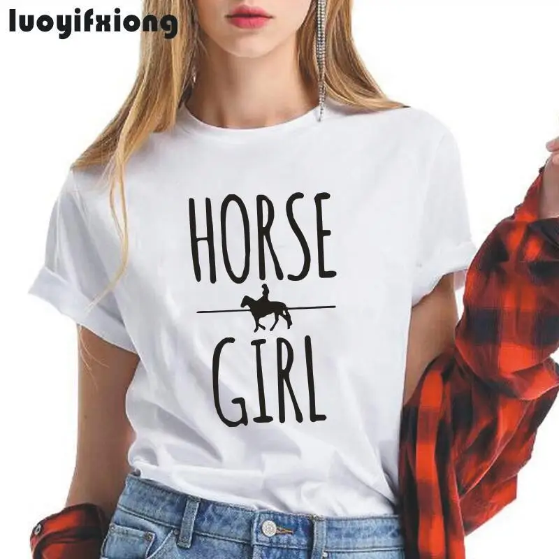 2019 Summer Short Sleeve Women Tshirt Riding Horse Girl Printed Tee Shirt Femme Women Clothes Tees Horse Girl T Shirt Women Tops
2019 Summer Short Sleeve Women Tshirt Riding Horse Girl Printed Tee Shirt Femme Women Clothes Tees Horse Girl T Shirt Women Tops