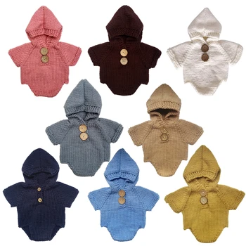 New 1Pc Newborn Outfit Photography Romper Crochet Clothes Baby Photo Props Costume
New 1Pc Newborn Outfit Photography Romper Crochet Clothes Baby Photo Props Costume