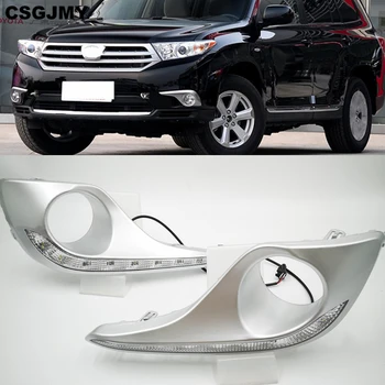 CSGJMY 1Set DRL For Toyota Highlander 2012 2013 2014 Daytime Running Lights fog lamp cover headlight 12V Daylight car-styling
CSGJMY 1Set DRL For Toyota Highlander 2012 2013 2014 Daytime Running Lights fog lamp cover headlight 12V Daylight car-styling