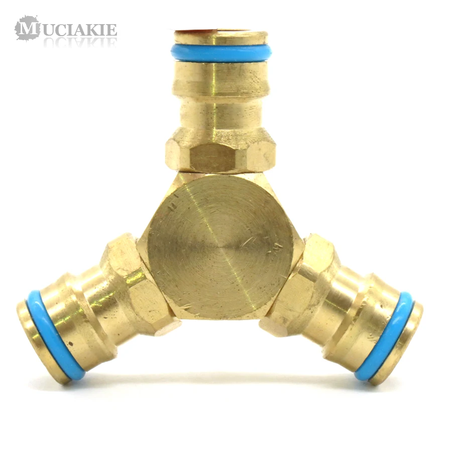 MUCIAKIE 1PC Y-type Copper Equal Tee Nipple Connecter 16mm Water Split Garden Irrigation Water Gun Fitting Tap Joint Diversion
MUCIAKIE 1PC Y-type Copper Equal Tee Nipple Connecter 16mm Water Split Garden Irrigation Water Gun Fitting Tap Joint Diversion
