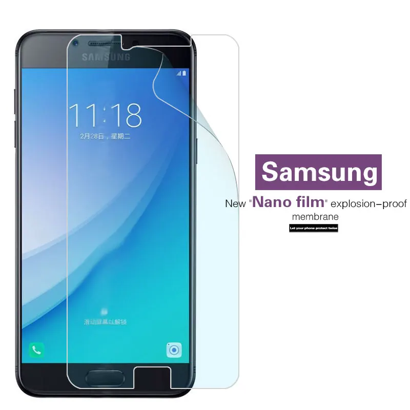 Waterproof Screen Protector Film For Samsung Galaxy C5 C7 PRO C7010Z C5010Z 5.7 In Explosion-Proof Nano Soft Films + Cloth
Waterproof Screen Protector Film For Samsung Galaxy C5 C7 PRO C7010Z C5010Z 5.7 In Explosion-Proof Nano Soft Films + Cloth
