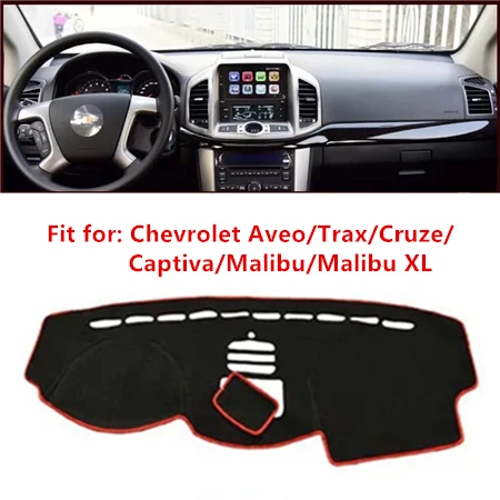 For Chevrolet Aveo Cruze Captiva Trax Malibu All Black Car Dashboard Covers Dashmats Pad Auto Shade Cushion Carpet Protector
For Chevrolet Aveo Cruze Captiva Trax Malibu All Black Car Dashboard Covers Dashmats Pad Auto Shade Cushion Carpet Protector