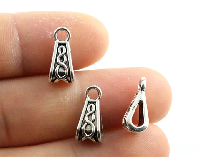 15x7mm 20pcs Antique Silver Plated Clasps Pinch Bails Handmade Charms Pendant:DIY for bracelet necklace-P6-20
15x7mm 20pcs Antique Silver Plated Clasps Pinch Bails Handmade Charms Pendant:DIY for bracelet necklace-P6-20