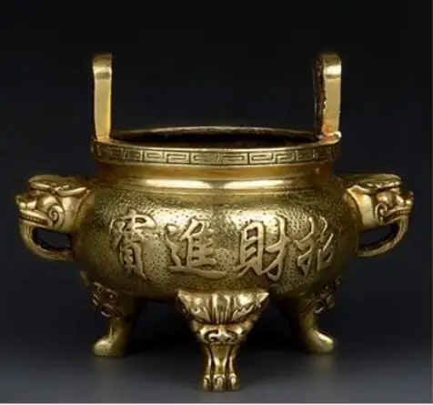 SUIRONG---418+++Lucky cornucopia copper incense burner Feng Shui decoration crafts Home Furnishing decoration
SUIRONG---418+++Lucky cornucopia copper incense burner Feng Shui decoration crafts Home Furnishing decoration