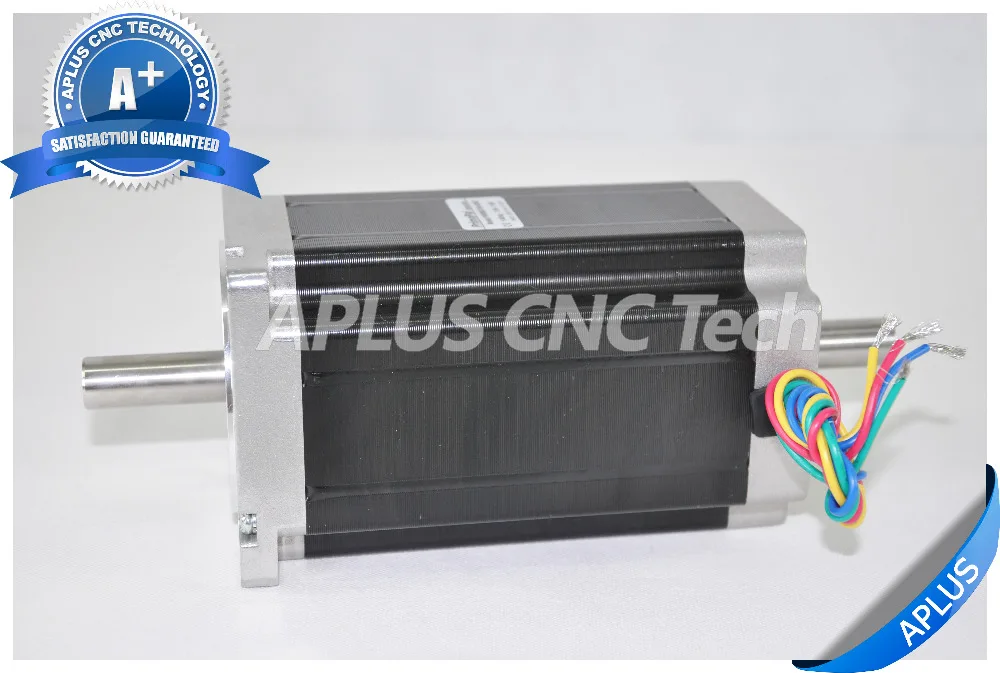 NEMA 34 Dual-shaft Stepper Motor, 1696oz-in 150mm 3.5A 8Leads, for CNC Router Mill Plasma
NEMA 34 Dual-shaft Stepper Motor, 1696oz-in 150mm 3.5A 8Leads, for CNC Router Mill Plasma