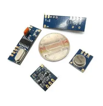433MHz 100 Meters Wireless Module Kit (ASK Transmitter STX882+ ASK Receiver SRX882 + 2Pcs Copper Spring Antenna)
433MHz 100 Meters Wireless Module Kit (ASK Transmitter STX882+ ASK Receiver SRX882 + 2Pcs Copper Spring Antenna)