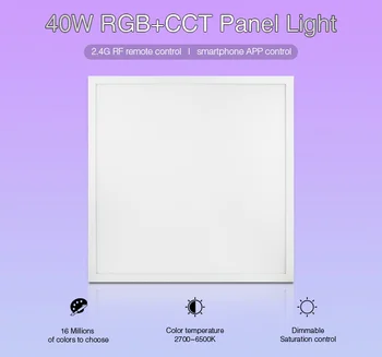 Milight FUTL01 40W RGB+CCT led Panel Light 2.4G Wireless remote control Smartphone APP control
Milight FUTL01 40W RGB+CCT led Panel Light 2.4G Wireless remote control Smartphone APP control
