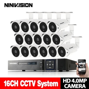 16CH CCTV 4MP DVR System AHD DVR 4.0 Megapixels Enhanced IR Security Camera indoor Outdoor Home CCTV Camera Security System
16CH CCTV 4MP DVR System AHD DVR 4.0 Megapixels Enhanced IR Security Camera indoor Outdoor Home CCTV Camera Security System
