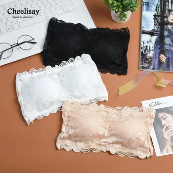 2 Pieces Pack Sexy Summer Women Strapless Bra Lace Tube Top Bandeau Crop Tank Seamless Padded Underwear
2 Pieces Pack Sexy Summer Women Strapless Bra Lace Tube Top Bandeau Crop Tank Seamless Padded Underwear