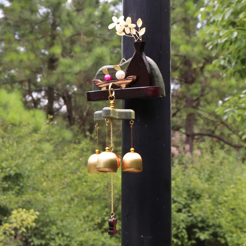 aeolian bells hanging drop originality Japanese partysu room balcony door trim solid wood Pure copper bell wind chimes
aeolian bells hanging drop originality Japanese partysu room balcony door trim solid wood Pure copper bell wind chimes