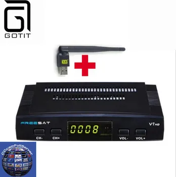 FREE SAT Freesat V7 Satellite Receiver 1 Year Europe Spain CCcam 4 Clines Server