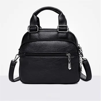 small bag female 2019 new Korean version of the Multiple pockets shoulder bag soft leather fashion Oblique span lady bag 
small bag female 2019 new Korean version of the Multiple pockets shoulder bag soft leather fashion Oblique span lady bag