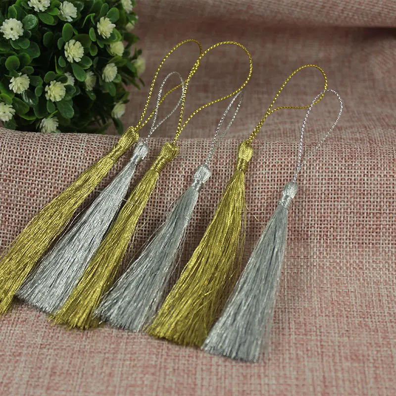 Mibrow 10pcs/lot 80mm Long Rayon Thread Silk Tassels Gold Color Earrings Charms Tassels for DIY Jewelry Making Borlas Piel
Mibrow 10pcs/lot 80mm Long Rayon Thread Silk Tassels Gold Color Earrings Charms Tassels for DIY Jewelry Making Borlas Piel