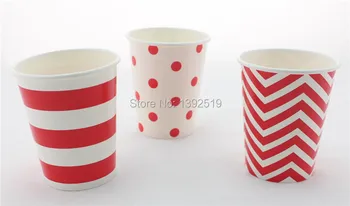Free Shipping 48pcs 9OZ Red Paper Cups Party Supplies Mix Dot Striped Chevron Tableware for Kids Birthday Party Wedding Drinking
Free Shipping 48pcs 9OZ Red Paper Cups Party Supplies Mix Dot Striped Chevron Tableware for Kids Birthday Party Wedding Drinking