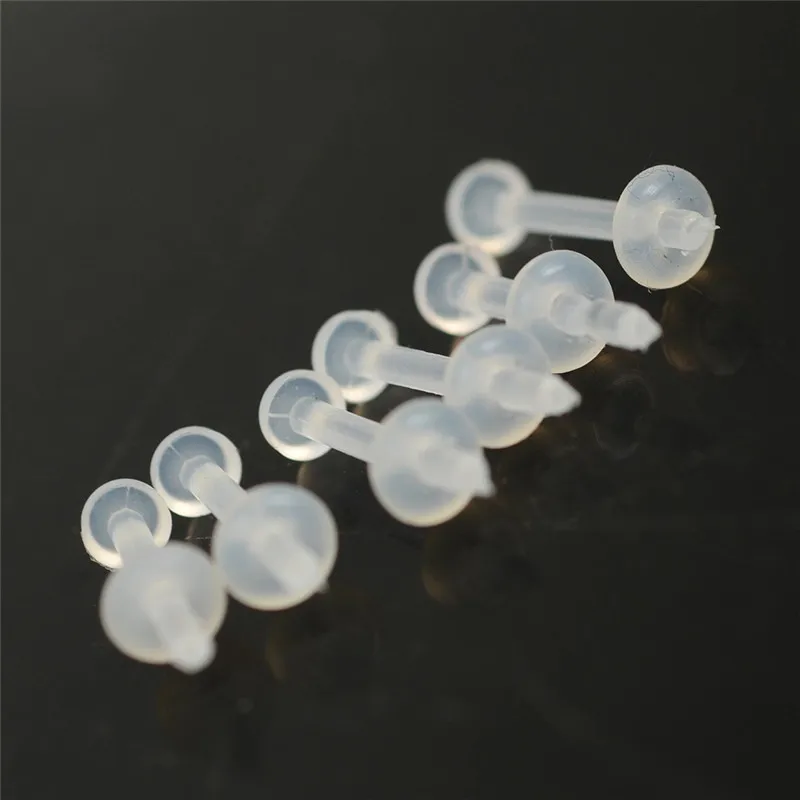 5pcs/lot Transparent Rubber Women Men Piercing Clear Plastic Anti-Allergy Wholesale Replacement Ear Plugs Body Jewelry
5pcs/lot Transparent Rubber Women Men Piercing Clear Plastic Anti-Allergy Wholesale Replacement Ear Plugs Body Jewelry