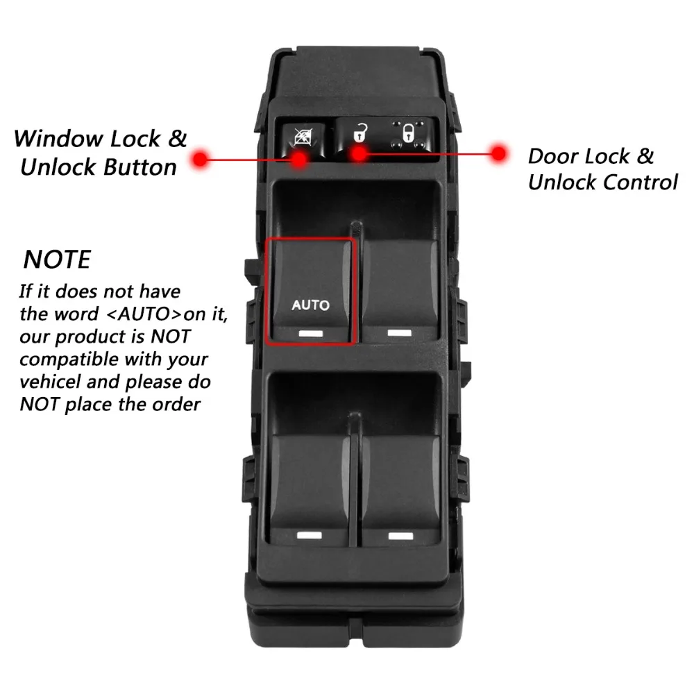 New Master Power Window Switch For Dodge Avenger Chrysler 200 300 Jeep 04602780AA
New Master Power Window Switch For Dodge Avenger Chrysler 200 300 Jeep 04602780AA