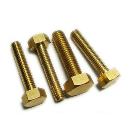 50pcs/lot Brass hex bolt M6*10/12/16/20/25/30/35/40/45/50/55/60/70 | Обустройство дома