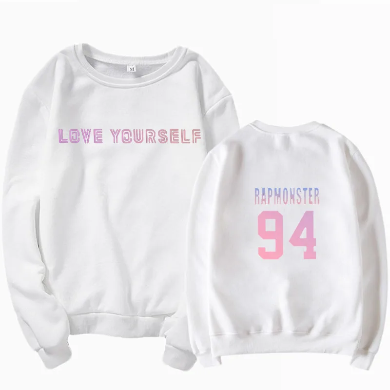 sweatshirt Kpop rapmonster 94 suga 93 hoody sweatshirt love yourself Women's sweatshirt harajuku kpop bangtan
sweatshirt Kpop rapmonster 94 suga 93 hoody sweatshirt love yourself Women's sweatshirt harajuku kpop bangtan