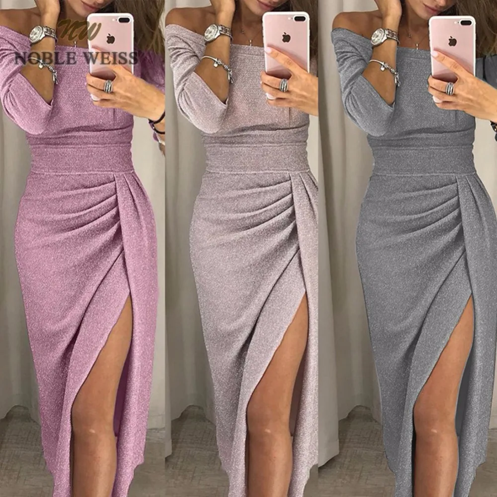 NOBLE WEISS Elegant Gray/Black Evening Dress Mermaid Prom Gowns Split Sexy In Stock Prom Dress Free Shipping
NOBLE WEISS Elegant Gray/Black Evening Dress Mermaid Prom Gowns Split Sexy In Stock Prom Dress Free Shipping