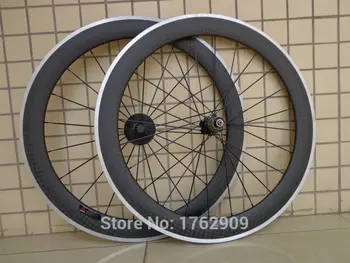 1pair New 700C 60mm clincher rim Road bike matte 12K carbon fibre bicycle wheelset with alloy brake surface aero spoke Free ship
1pair New 700C 60mm clincher rim Road bike matte 12K carbon fibre bicycle wheelset with alloy brake surface aero spoke Free ship