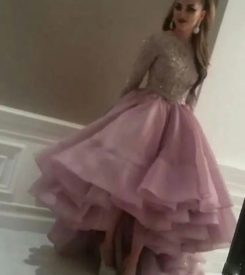 Long Sleeves Evening prom Ball Gown with lace Appliques Tea Length Arabic Occasion Real Photos 2018 mother of the bride dresses
Long Sleeves Evening prom Ball Gown with lace Appliques Tea Length Arabic Occasion Real Photos 2018 mother of the bride dresses