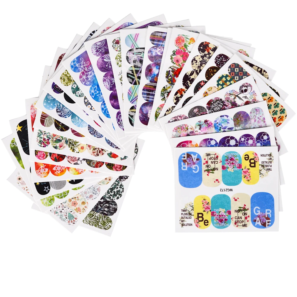 25Pcs Winter New Year Mixed Colorful Flower Nail Sticker Water DIY Transfer Manicure Full Flower Watermark Tattoos TRWG2136-2160
25Pcs Winter New Year Mixed Colorful Flower Nail Sticker Water DIY Transfer Manicure Full Flower Watermark Tattoos TRWG2136-2160
