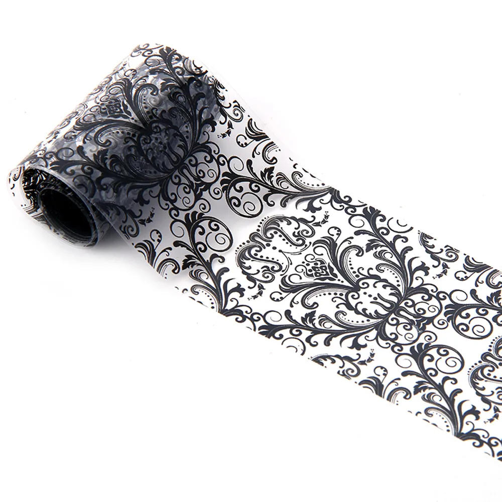 1 Roll 4*100 CM Black Lace Starry Sky Design Foil Transfer Decal Nail Stickers Manicure Tool de30de13
1 Roll 4*100 CM Black Lace Starry Sky Design Foil Transfer Decal Nail Stickers Manicure Tool de30de13
