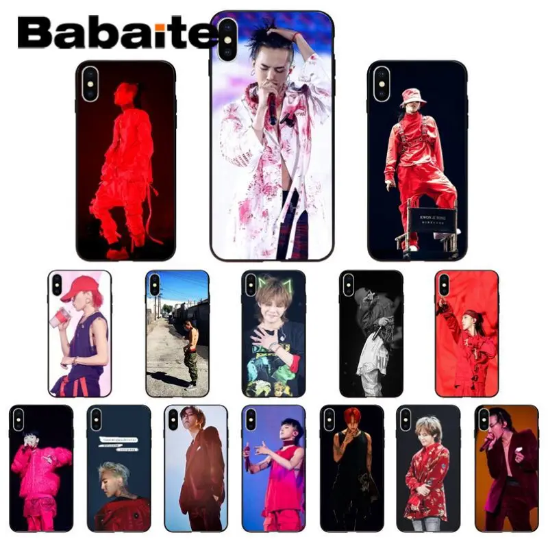 Фото Красочный милый мягкий чехол для телефона Babaite G dragon MOTTE аксессуары iPhone X XS MAX 6 6s 7