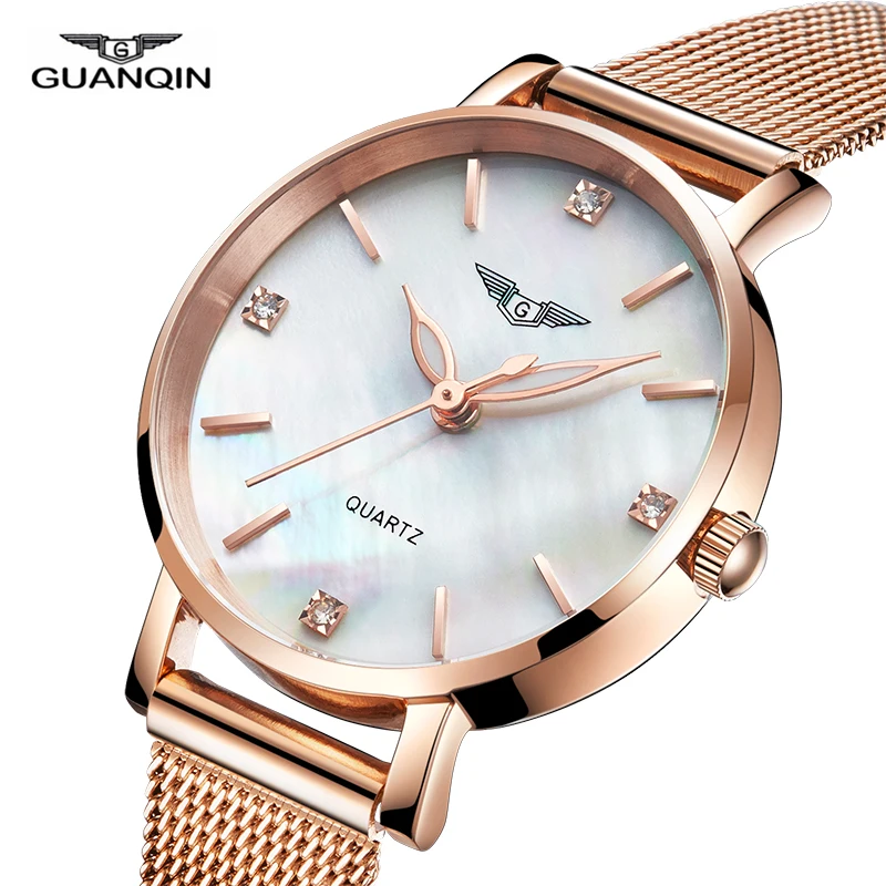 GUANQIN 2018 dress watch women rose gold ladies watches waterproof top brand luxury Ultra-thin women quartz watch zegarek damski
GUANQIN 2018 dress watch women rose gold ladies watches waterproof top brand luxury Ultra-thin women quartz watch zegarek damski