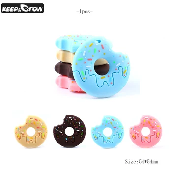 Keep&Grow 1pc Donut Silicone Teether Round Baby Teething Toys Safe Food Grade Teether DIY Teething Necklace Nursing Accessories
Keep&Grow 1pc Donut Silicone Teether Round Baby Teething Toys Safe Food Grade Teether DIY Teething Necklace Nursing Accessories