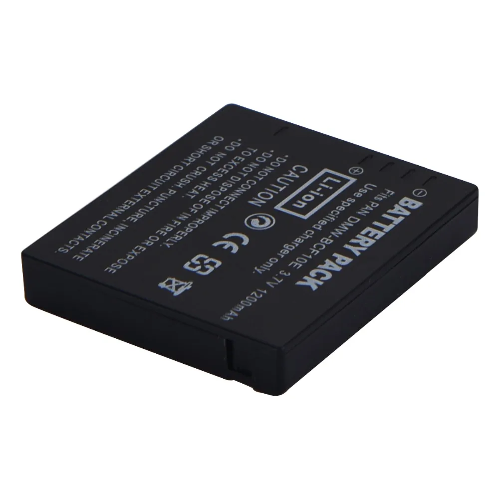 1Pcs 1200mAH DMW-BCF10E Rechargeable Camera Battery For Panasonic Lumix DMC-FX40 DMC-FX60 DMC-FX65 DMC-FP8 Camera Battery
1Pcs 1200mAH DMW-BCF10E Rechargeable Camera Battery For Panasonic Lumix DMC-FX40 DMC-FX60 DMC-FX65 DMC-FP8 Camera Battery