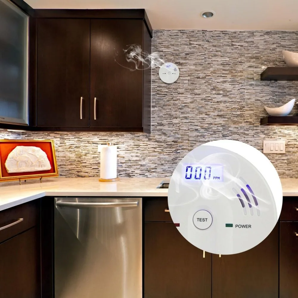 CO Gas Sensor 85dB Warning High Sensitive LCD Display 808Carbon Monoxide Poisoning Alarm Detector For Home Security
CO Gas Sensor 85dB Warning High Sensitive LCD Display 808Carbon Monoxide Poisoning Alarm Detector For Home Security