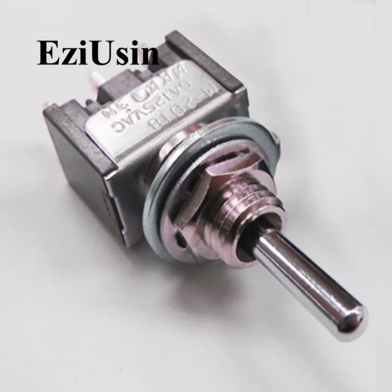 NKK M-2018 Rocker switch Toggle Switches 3P Bilateral Self reset unlock 6A 125v AC
NKK M-2018 Rocker switch Toggle Switches 3P Bilateral Self reset unlock 6A 125v AC