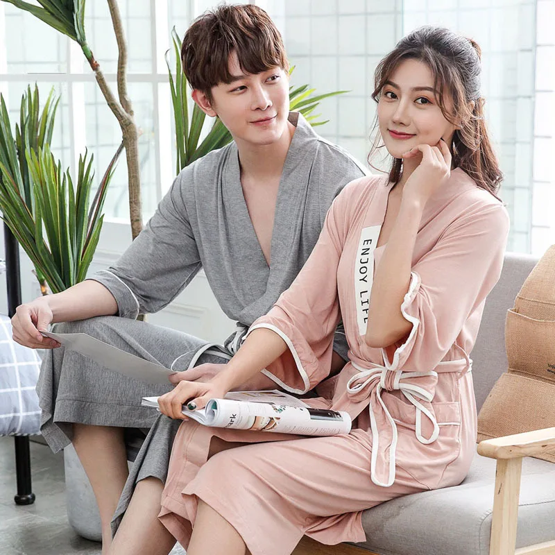 New Spring autumn Bamboo fiber bathrobe Soft long Robe Unisex absorbent Night Dressing Gown pijamas anti-virus home Home clothes
New Spring autumn Bamboo fiber bathrobe Soft long Robe Unisex absorbent Night Dressing Gown pijamas anti-virus home Home clothes