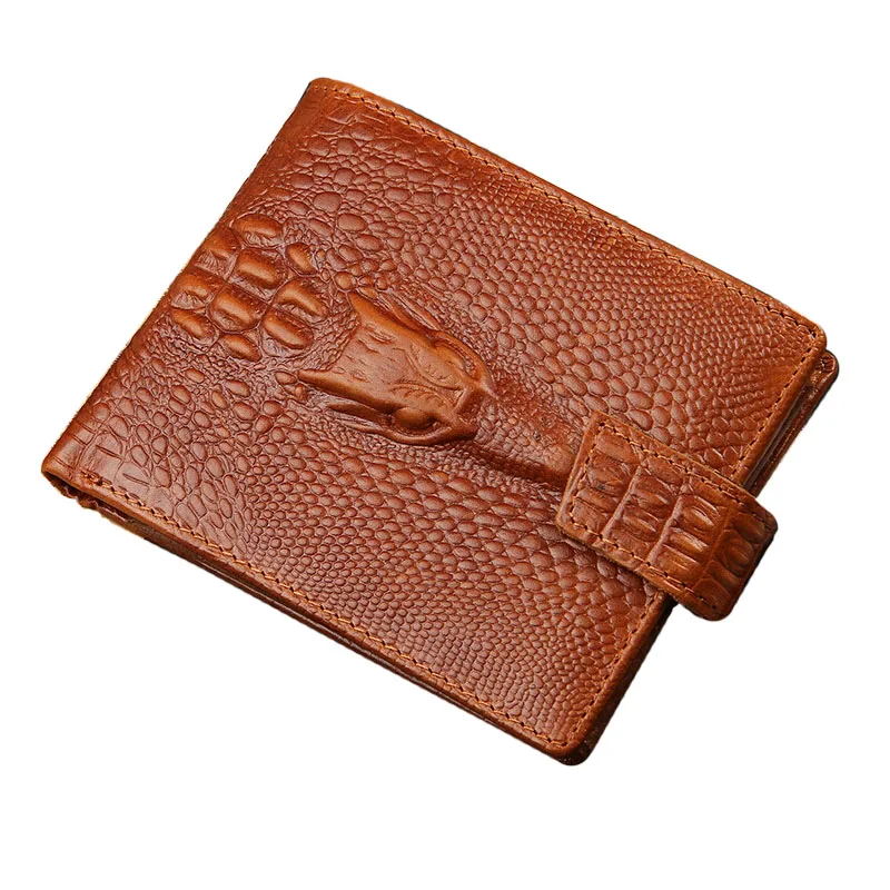 Crocodile skin wallet men genuine leather small zipper short men wallets credit card holders coin pocket purse alligator WB9
Crocodile skin wallet men genuine leather small zipper short men wallets credit card holders coin pocket purse alligator WB9