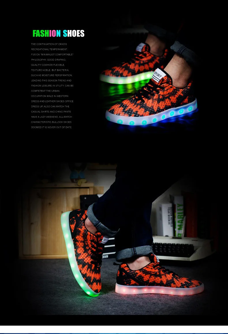 Led Sneakers Honeycomb 3