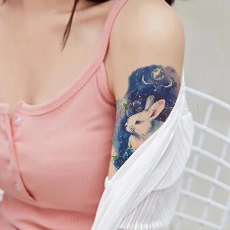 Summer Body Art Tattoo Unicorn Animals Waterproof Temporary Tattoo Stickers Tiger Men Woman 21*15cm
Summer Body Art Tattoo Unicorn Animals Waterproof Temporary Tattoo Stickers Tiger Men Woman 21*15cm