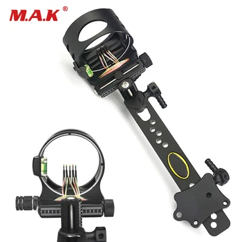 5 Pins Compound Bow Sight 8 Times Lens Adjust Optical Fiber Left Right Hand with Light for Outdoor Hunting Shooting
5 Pins Compound Bow Sight 8 Times Lens Adjust Optical Fiber Left Right Hand with Light for Outdoor Hunting Shooting