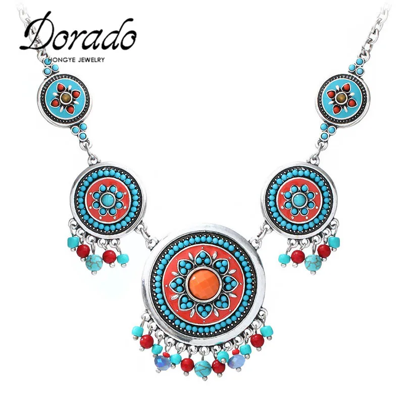 Handmade Charming Necklace Fashion Ethnic Enamel Colorful Choker Multicolor Beads Boho Statement Necklaces for Women Accessories
Handmade Charming Necklace Fashion Ethnic Enamel Colorful Choker Multicolor Beads Boho Statement Necklaces for Women Accessories