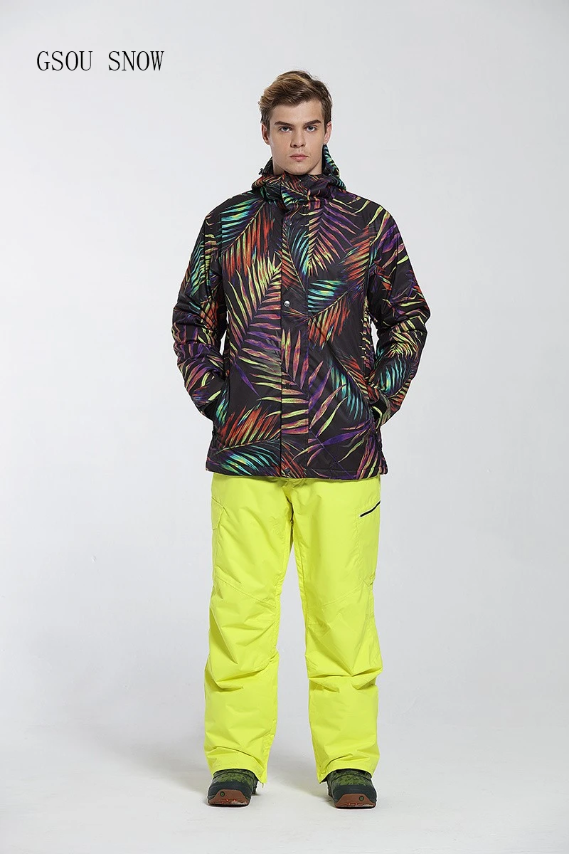 GSOU SNOW Men Ski suit Waterproof windproof Breathable Snowboard Jackets Warmth -35 Degree Winter Outdoor Men's Snow Skiwear
GSOU SNOW Men Ski suit Waterproof windproof Breathable Snowboard Jackets Warmth -35 Degree Winter Outdoor Men's Snow Skiwear