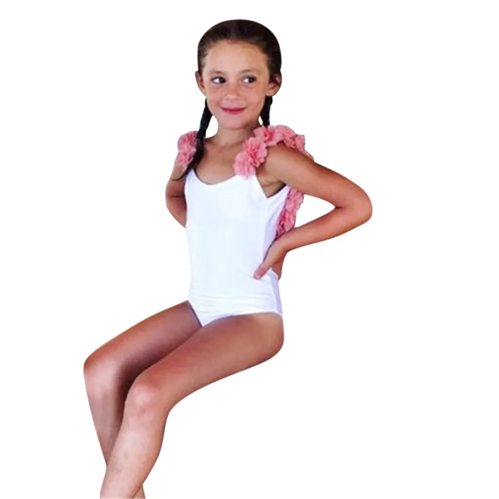 2019 Little Girl Toddler Baby Kids Girls Floral Swimwear Solid Color One Piece Swimsuit Sleeveless Beachwear Clothes Kız Mayo
2019 Little Girl Toddler Baby Kids Girls Floral Swimwear Solid Color One Piece Swimsuit Sleeveless Beachwear Clothes Kız Mayo